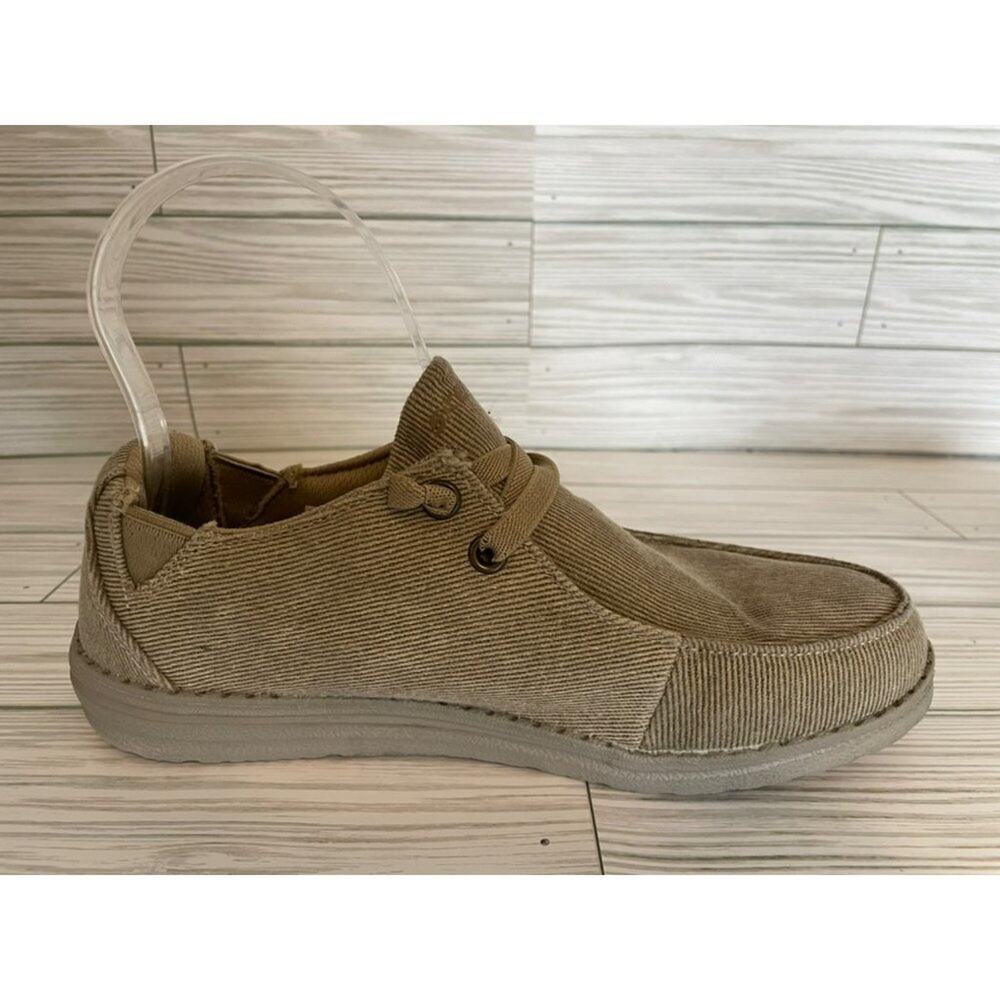 Skechers Brown slip on sneaker air-cooled memory foam Size 4 - Picture 6 of 16